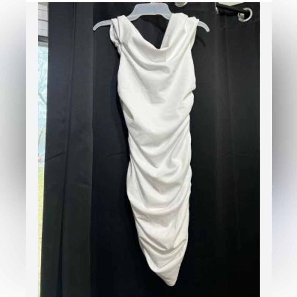 Abercrombie & fitch White Off-Shoulder Dress
